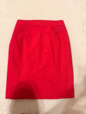 Express red pencil skirt size 2